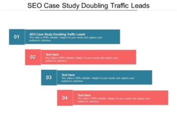 Seo case study doubling traffic leads ppt powerpoint presentation ...