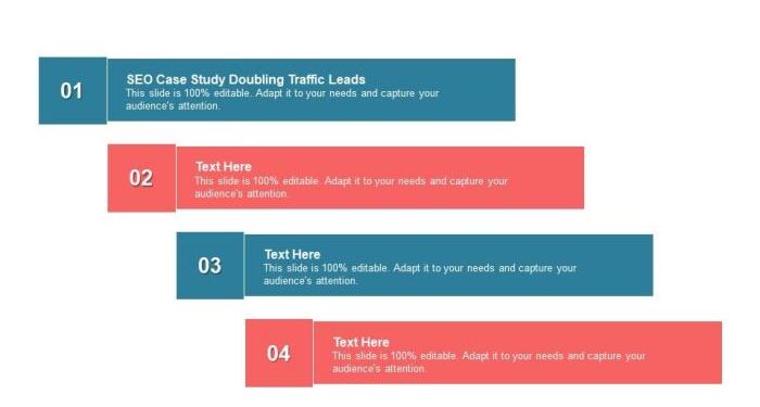 Seo case study doubling traffic leads ppt powerpoint presentation ...